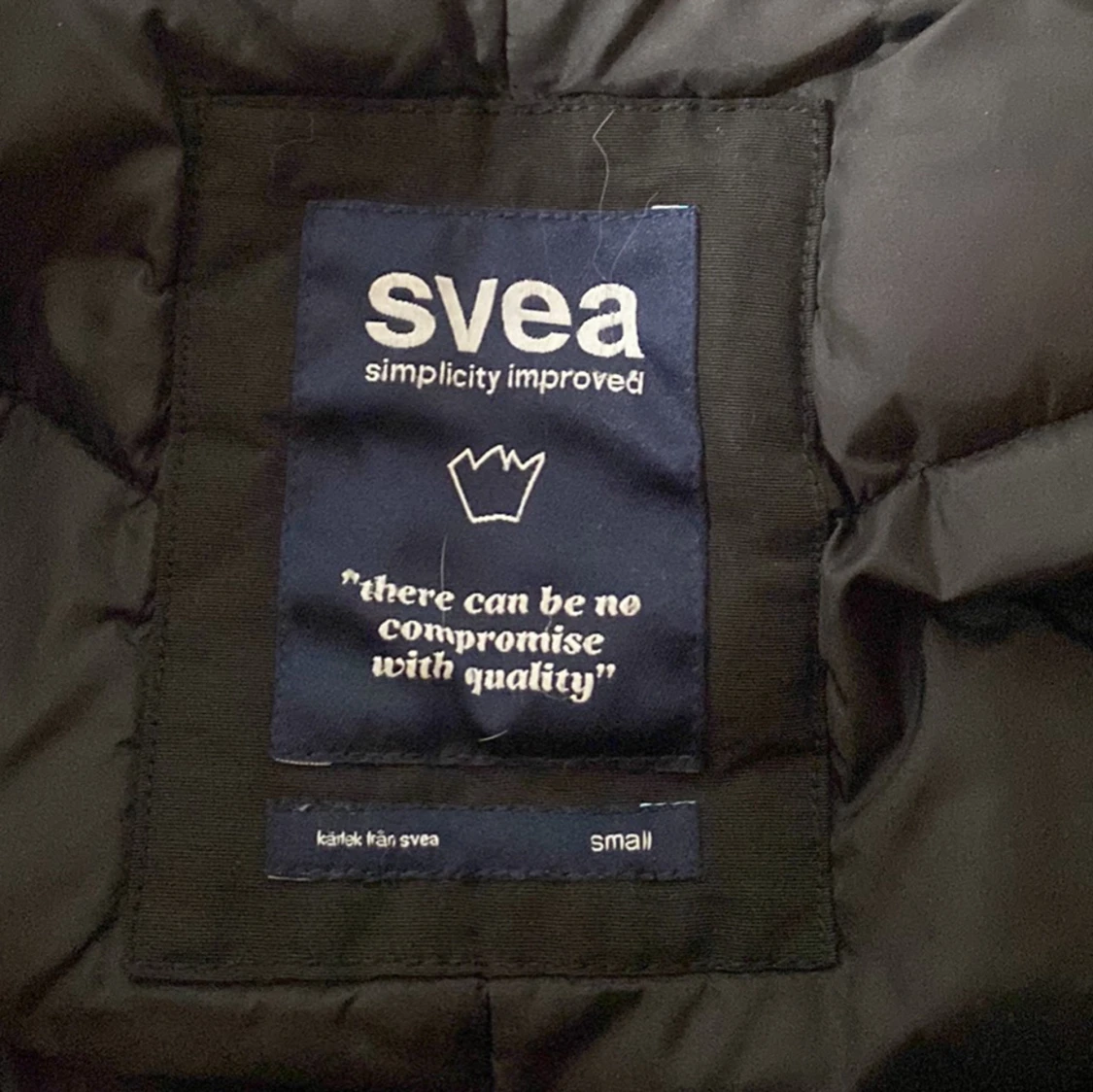 Svart vinter jacka  - 90