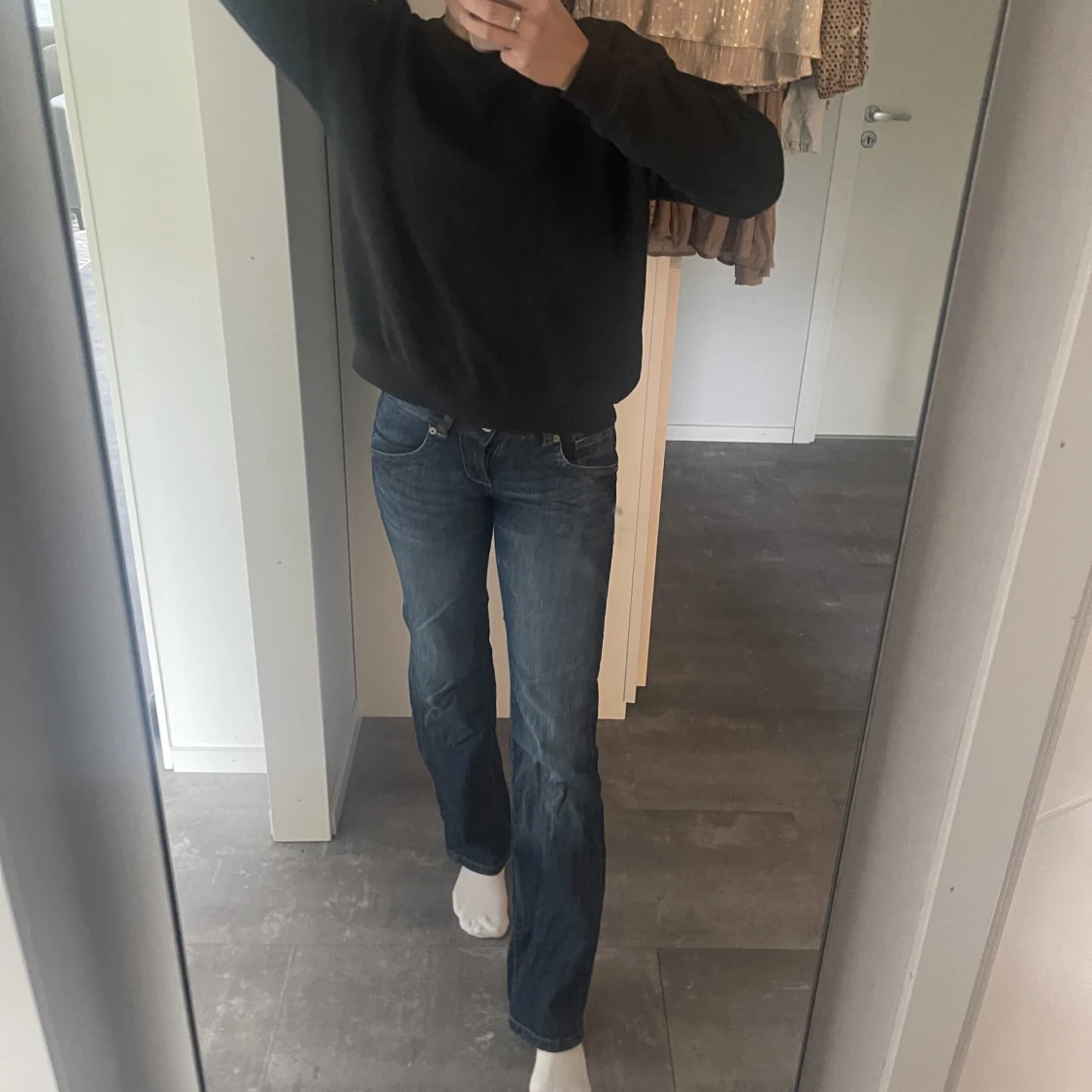 Lågmidjade jeans