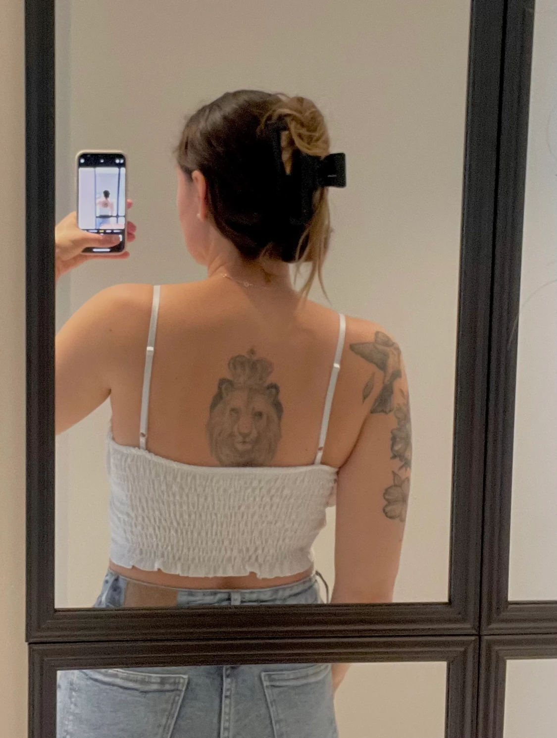 Söt croppad linne - 90