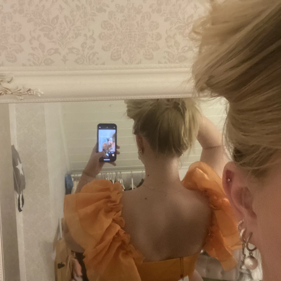 Orange festtopp  - 91