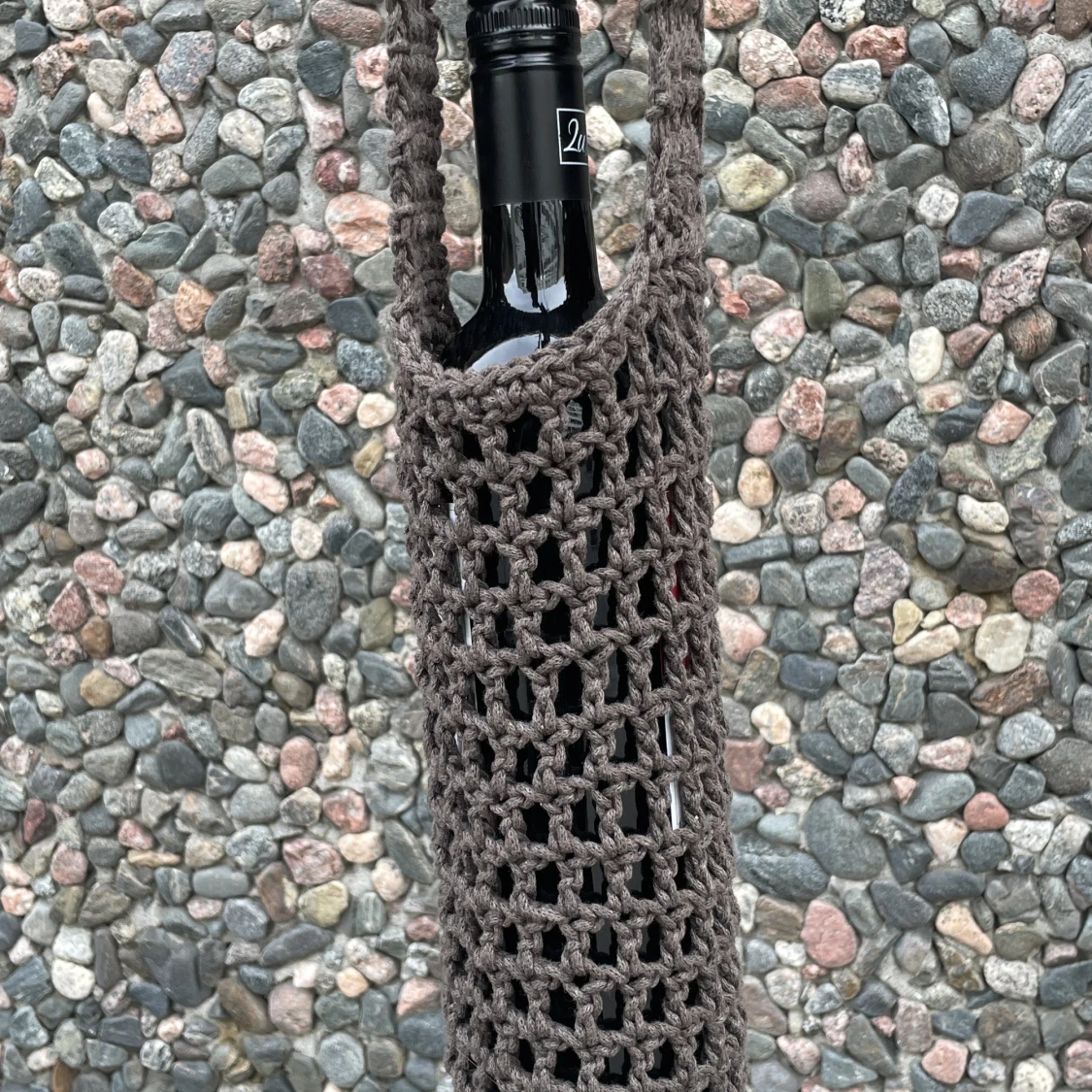 Handgjord virkad väska - 90