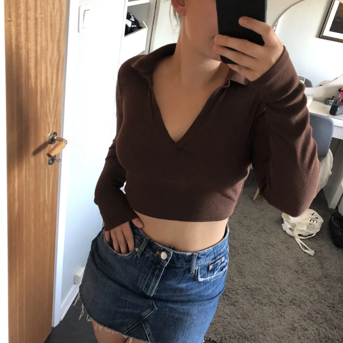 Brun tröja från zara