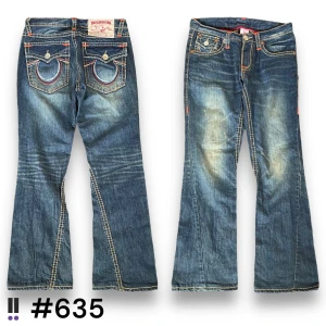 true religion jeans 635 - skitfeta sällsynta trueys me otrolig wash, modell Joey Super T💜innerben, 75cm💜ytterben, 103cm💜midja rakt över, 38cm💜benöppning, 24cm