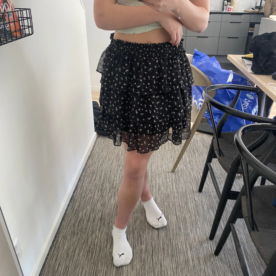 Kjol med mönster - 91