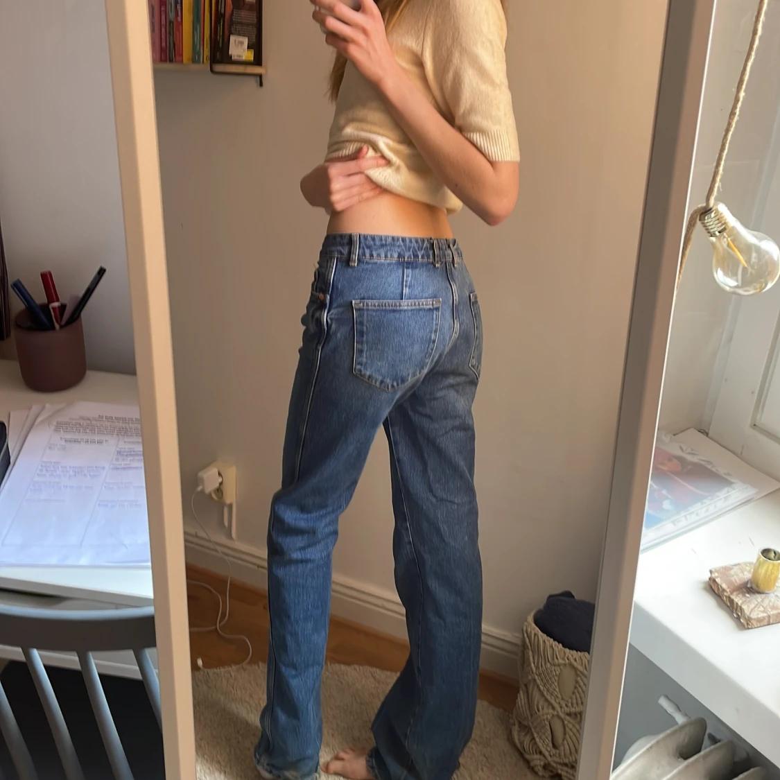 Lågmidjade jeans - 90