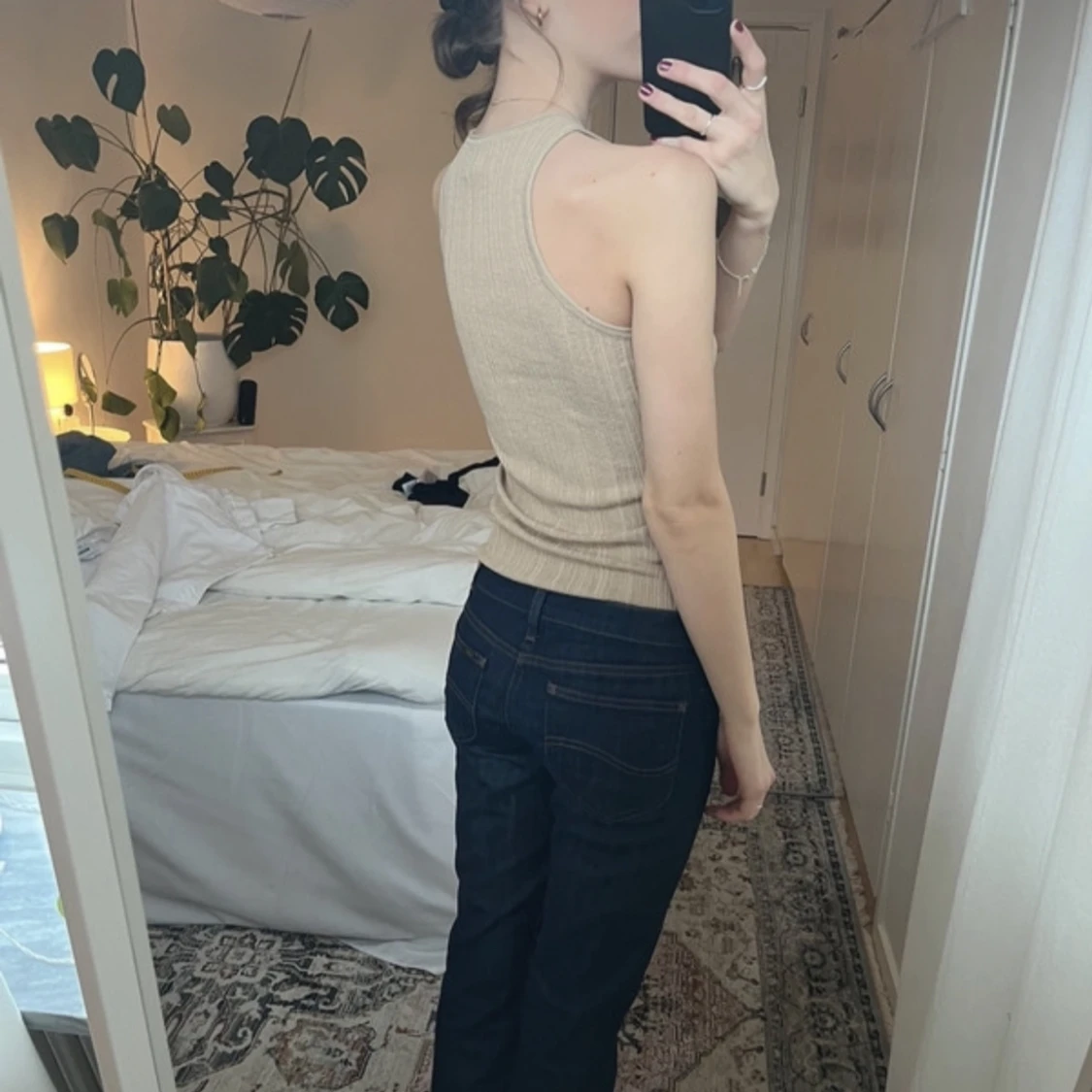 Beige topp från H&M  - 90