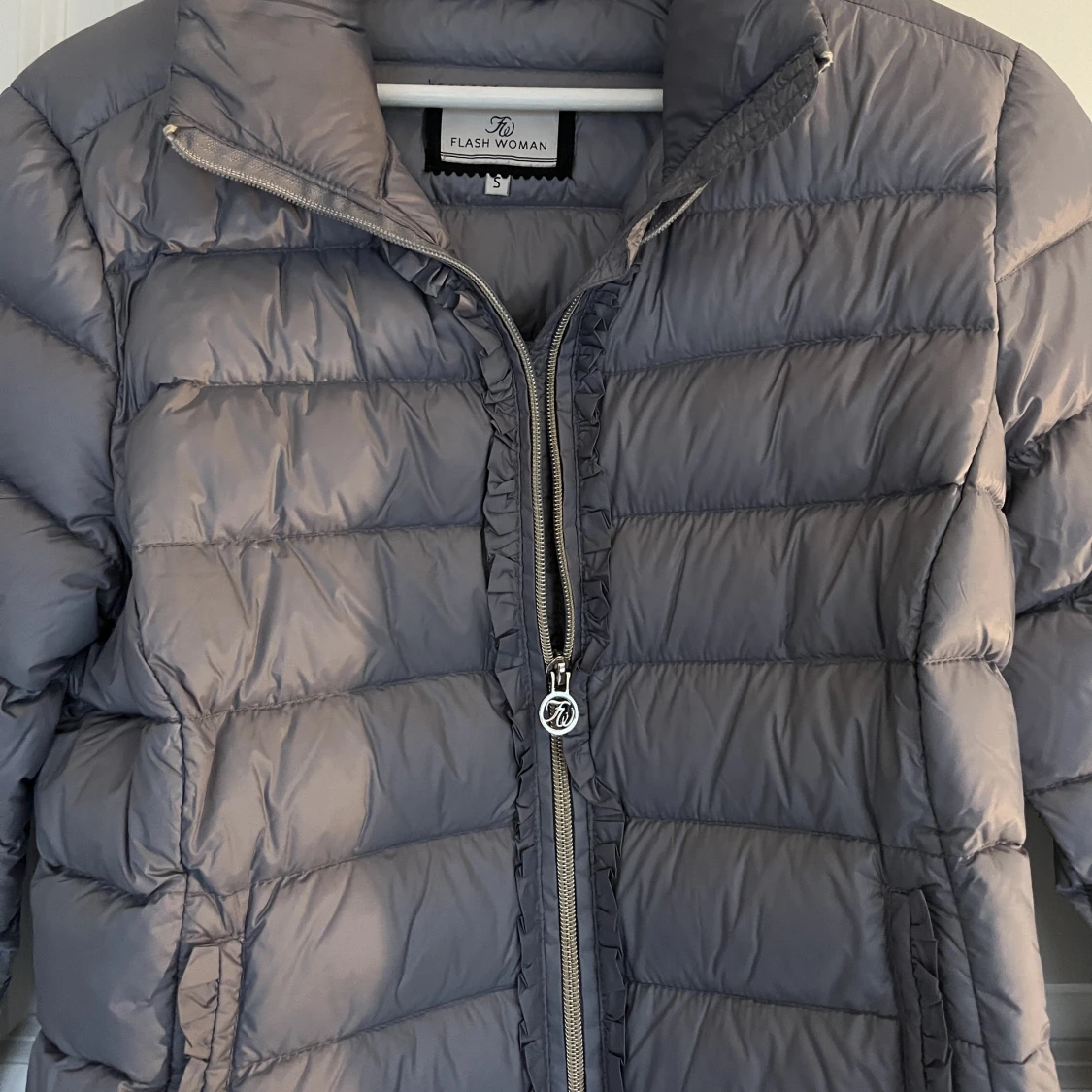 Grå vinterjacka  - 90