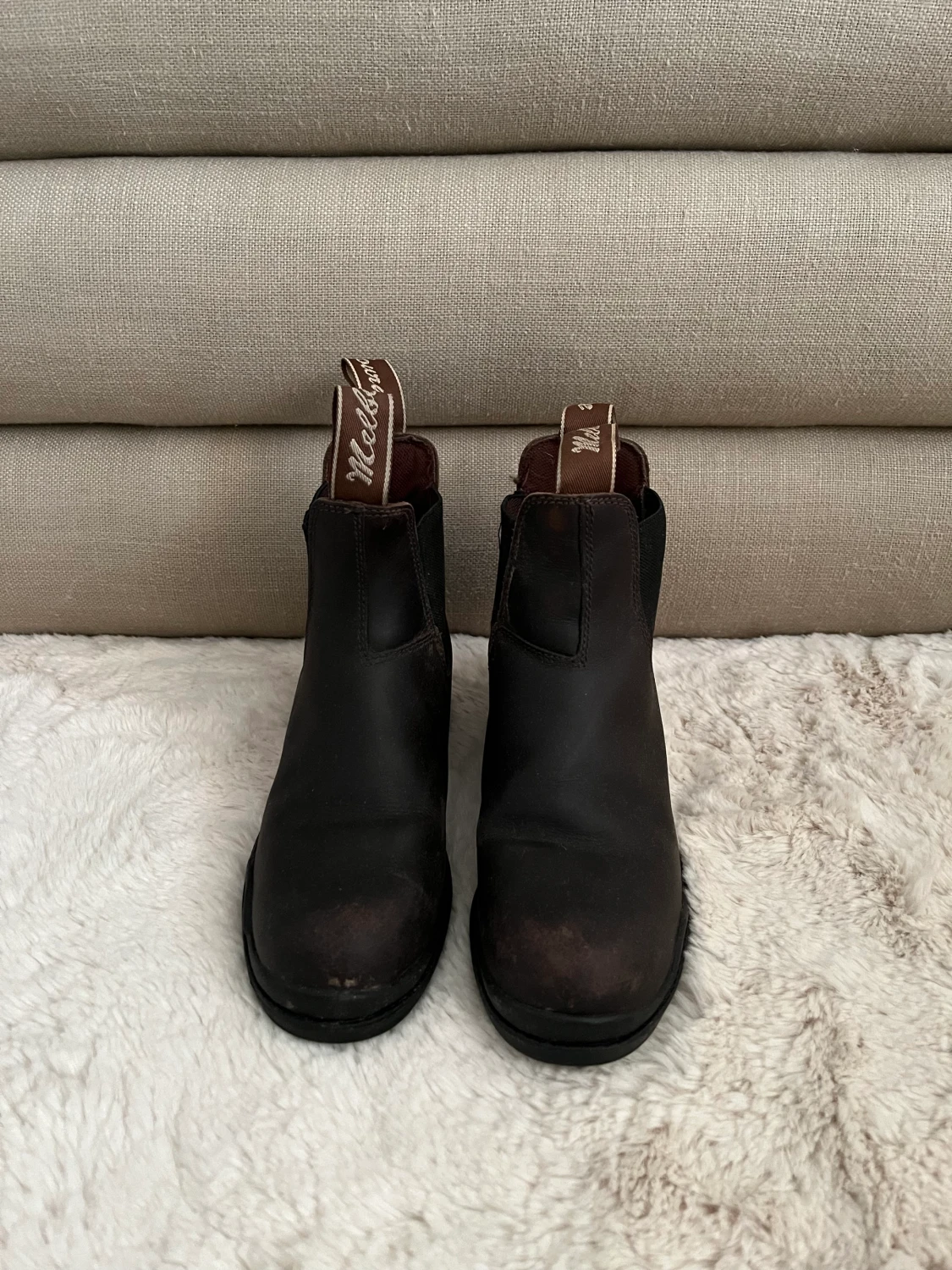 Bruna ridskor med stålhätta från Börjes - 90