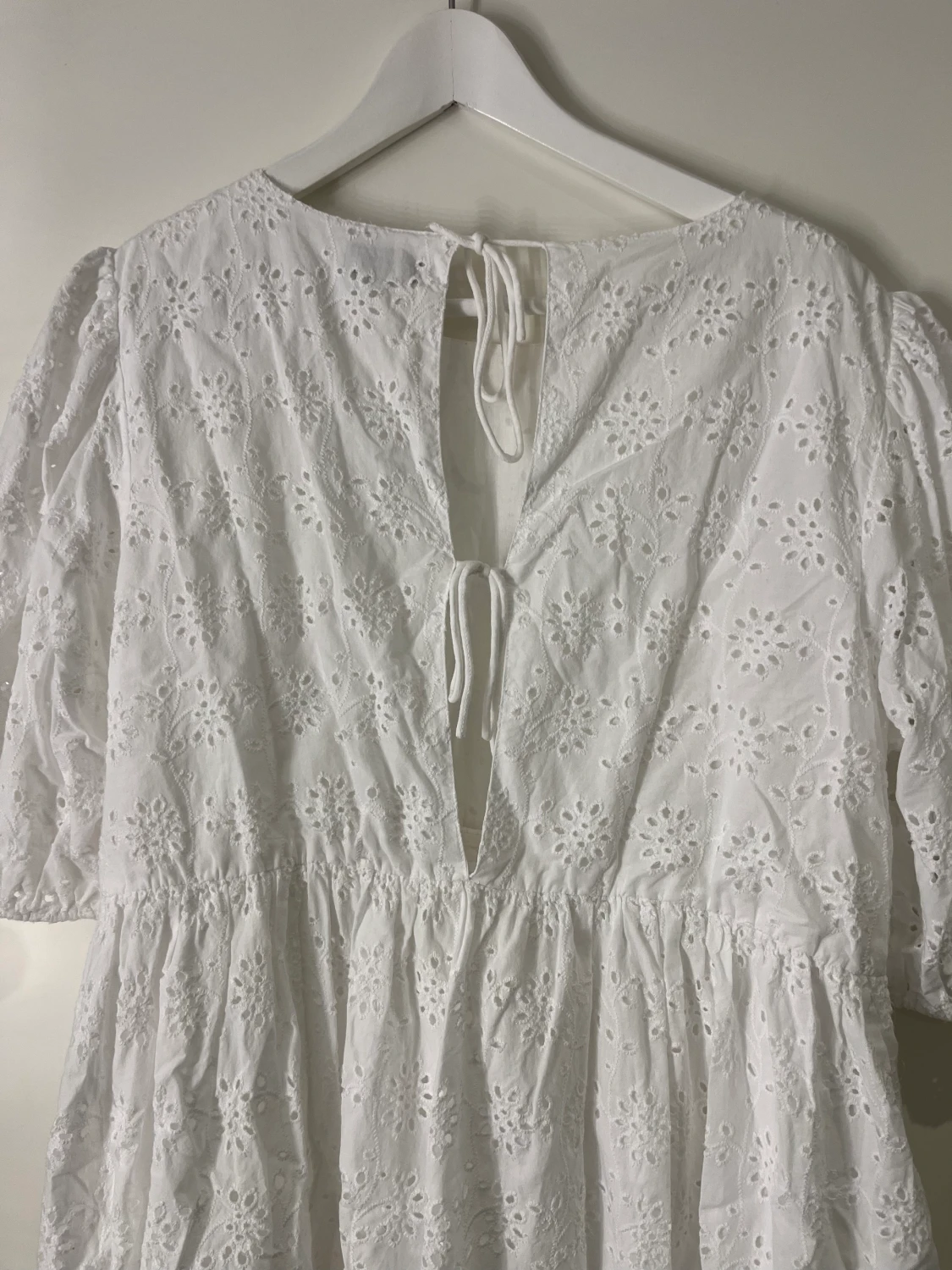 Vit sommarklänning  - 90