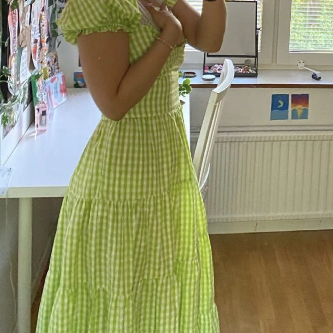 Rutig sommarklänning 