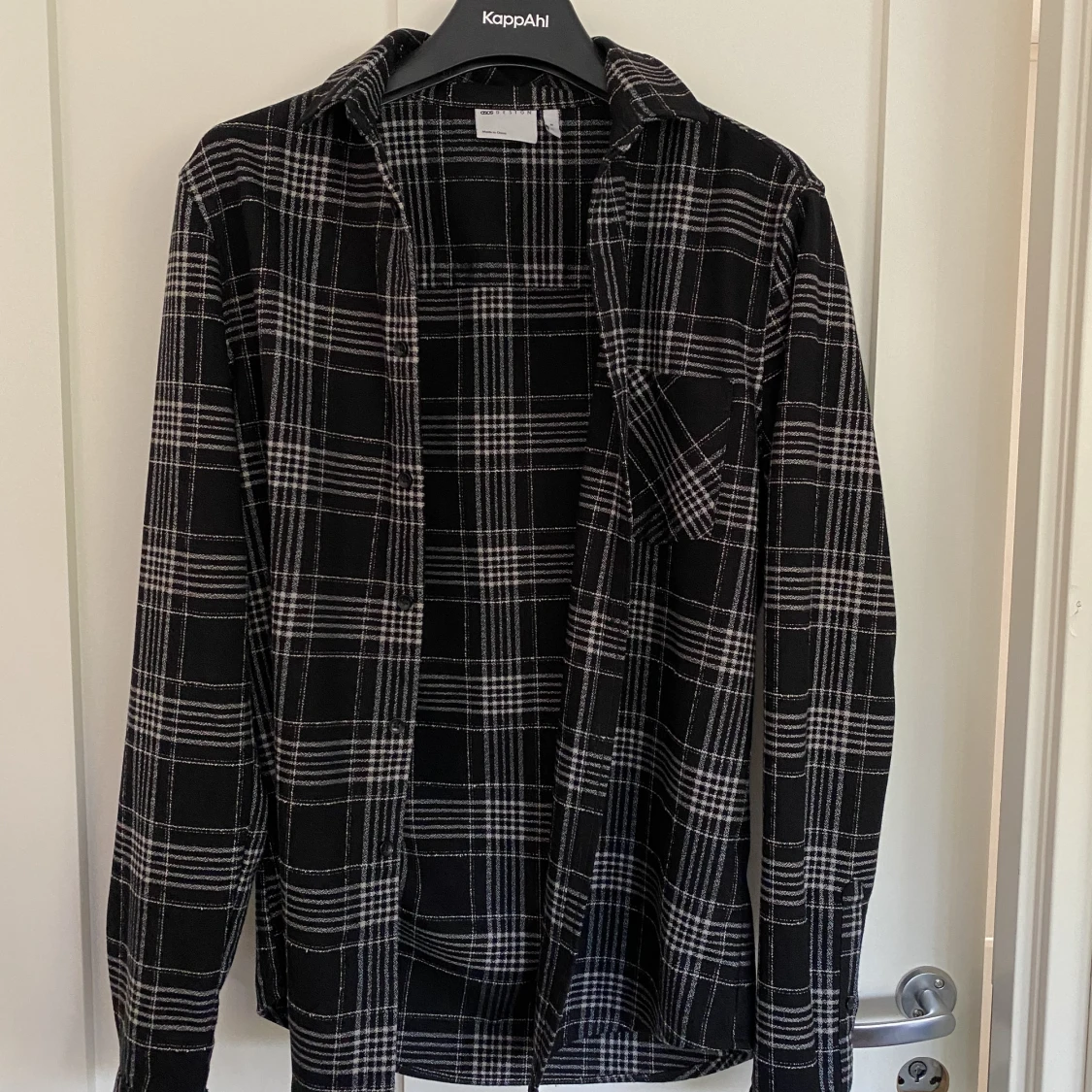 Rutig skjorta/jacka - 90