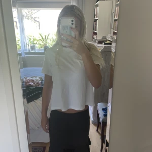 Lågmidjade kjol - Lågmidjad brun kjol med volang. Den är insydd så det går att få den större!