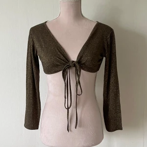 Glittrig festtopp  - Glittrig festtopp i storlek S (helt ny), märket: Alyssa Paris, 110kr. Passar perfekt över klänningar och tröjor❤️ 