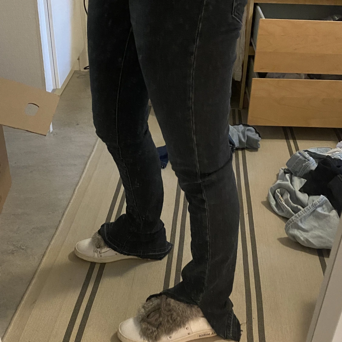 Låga Mörk Blåa Jeans från Won Hundred  - 91