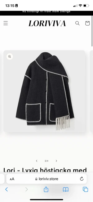 Trendig höstjacka  - Säljer denna super trendiga och snygga höstjacka HELT i nyskick! Inte använd eller testad, fortfarande i paket, därav lånade bilder. Är i storlek S, pris går att diskutera. Köpt för 600kr 🙌🏼🙌🏼