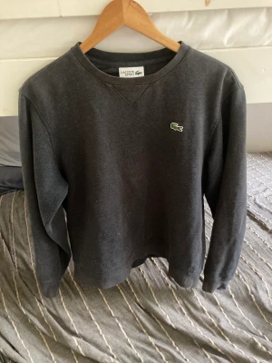 Lacoste sweatshirt  - Fin Lacoste tröja i strlk M men passar även S fint skick färg mörkgrå