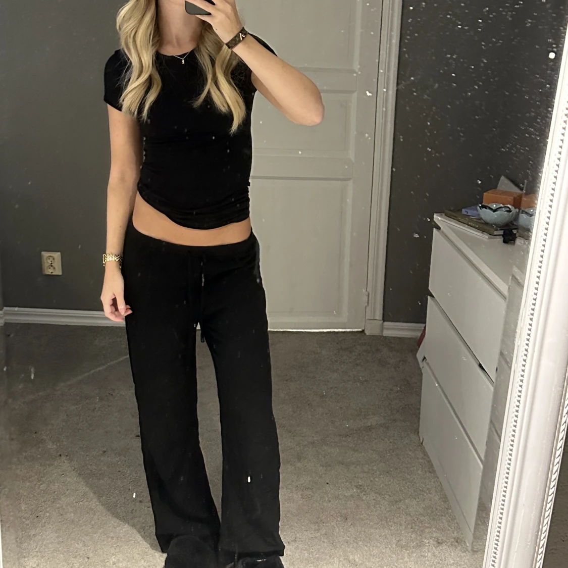 lågmidjade byxor - 91