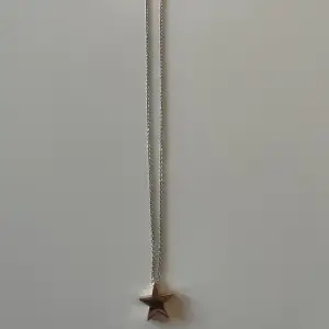 Halsband från Edblad i silver med rose stjärna. Använt 