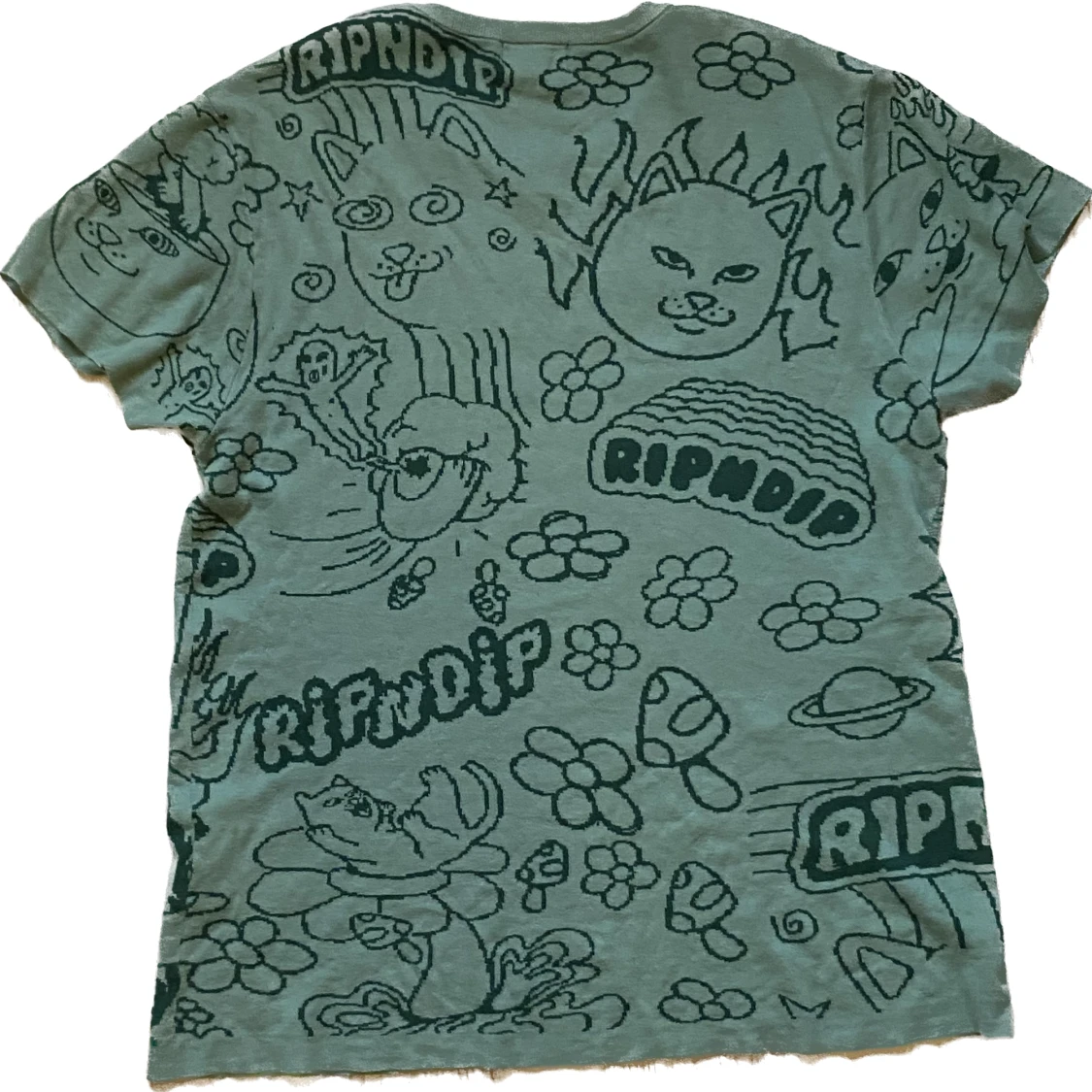 Ripndip scribble knit shortsleeve T-shirt  - 90