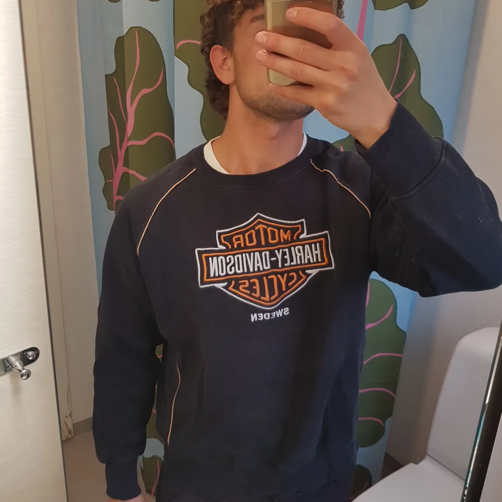 Fin Harley Davidson Sweden sweater. Bra skick . Hoodies.