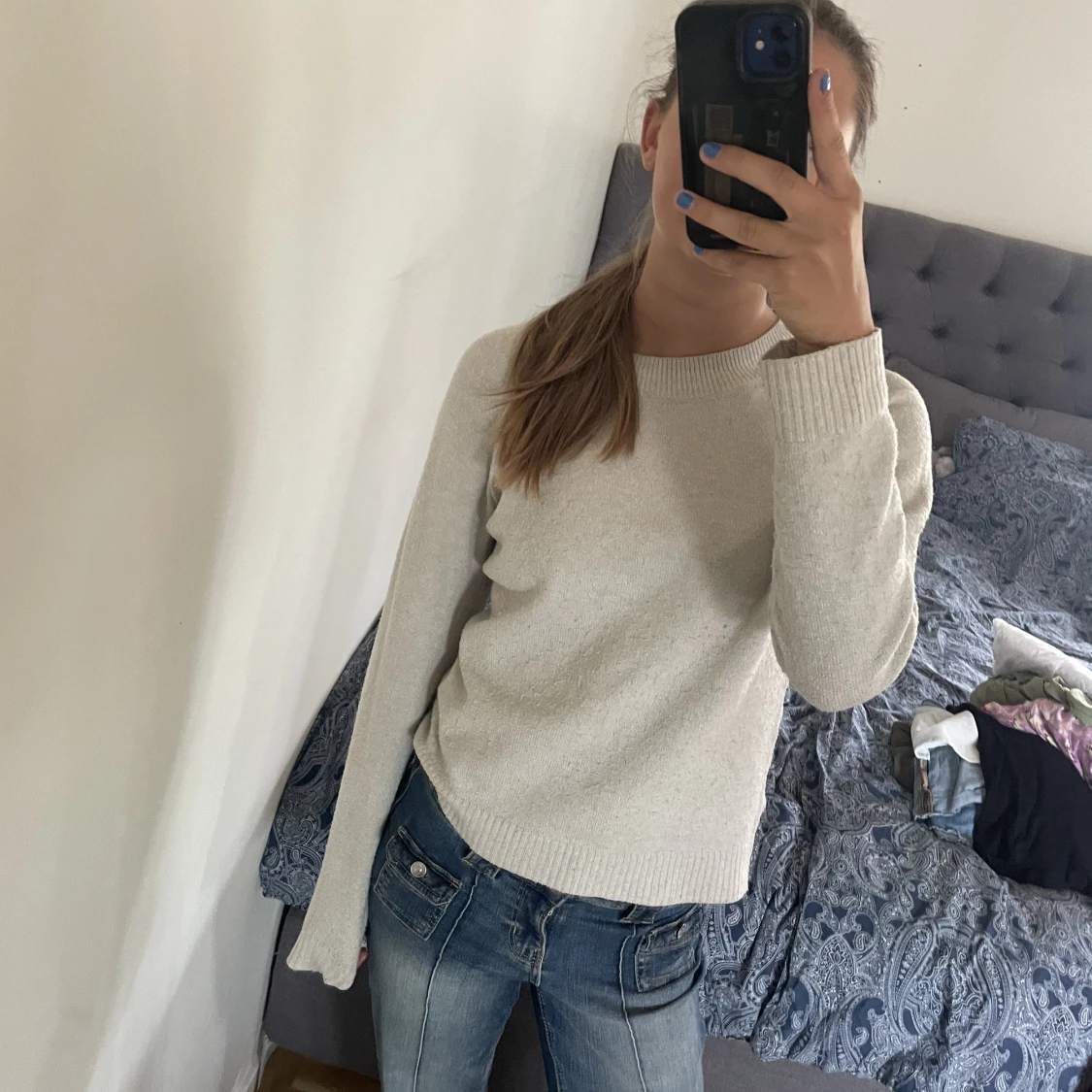 Stickad tröja  - 90