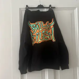 Billie Eilish hoodie från bershka, bra skick men använd. Storlek M 