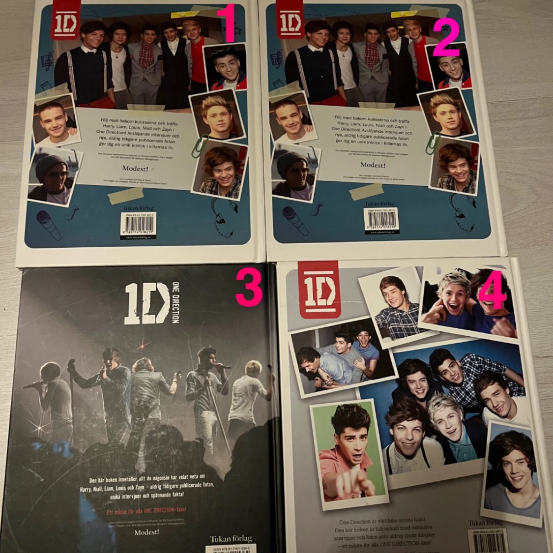 one direction officiella böcker  - 90