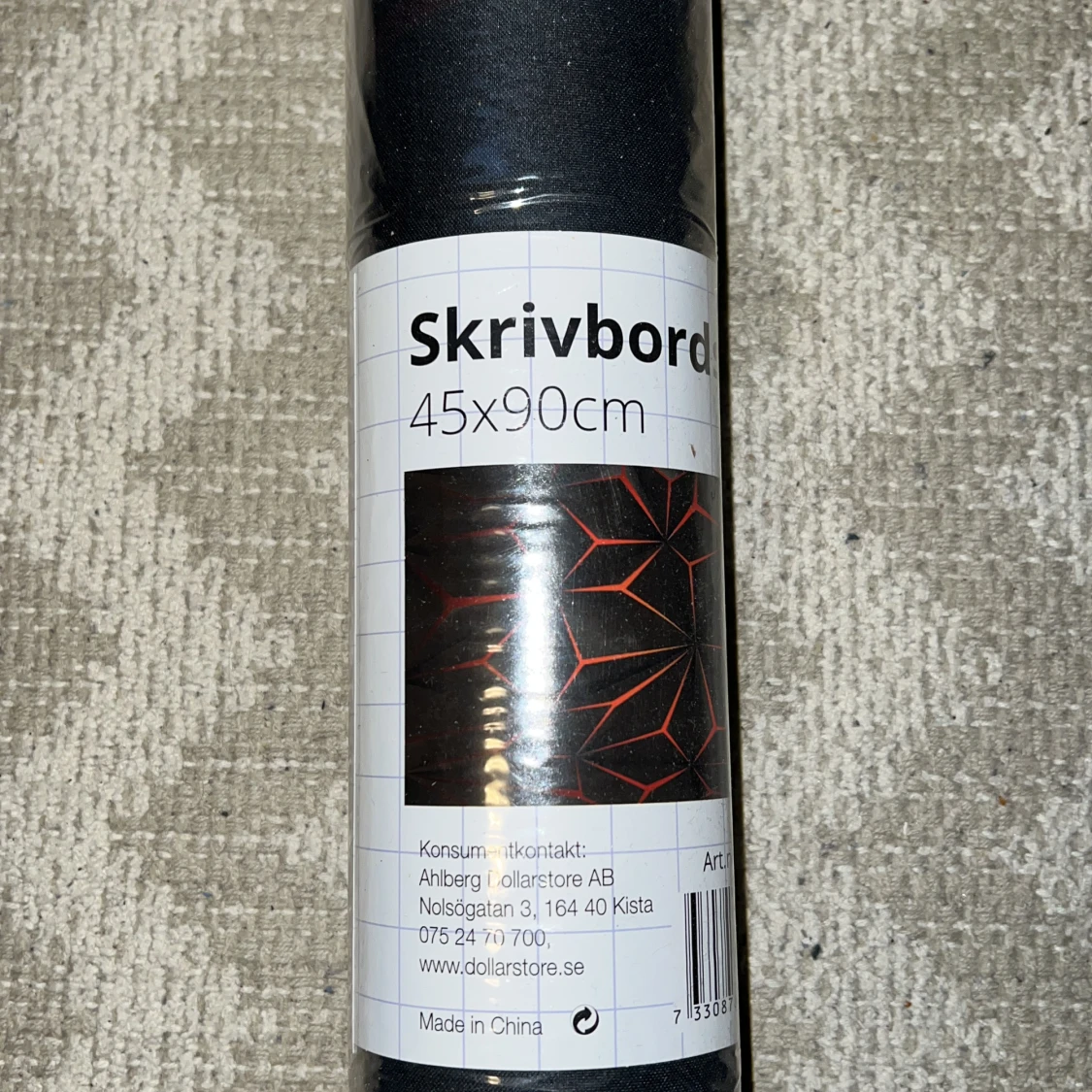 Skrivbordsmatta 45x90cm helt ny