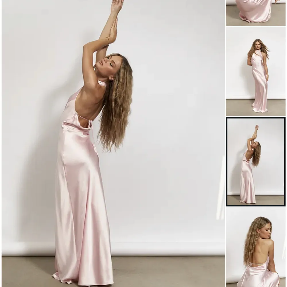 Helt slutsåld superfin klänning på Hanna Schönbergs kollektion med nakd! 💓Aldrig använd och inga defekter🫶🏼FRAKT INGÅR!  Passar perfekt till tex balen!!! Pris går att diskutera vid snabb affär💕. Klänningar.