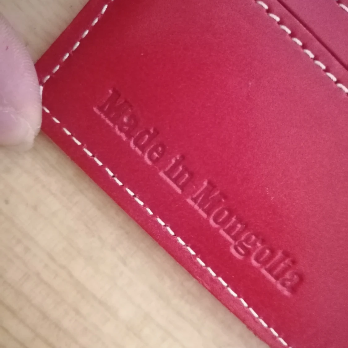 Plånbok / portmonnä i skinn med vackra detaljer - 91