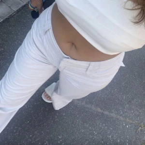 Lågmidjade linnebyxor  - Använda 1 gång ❤️