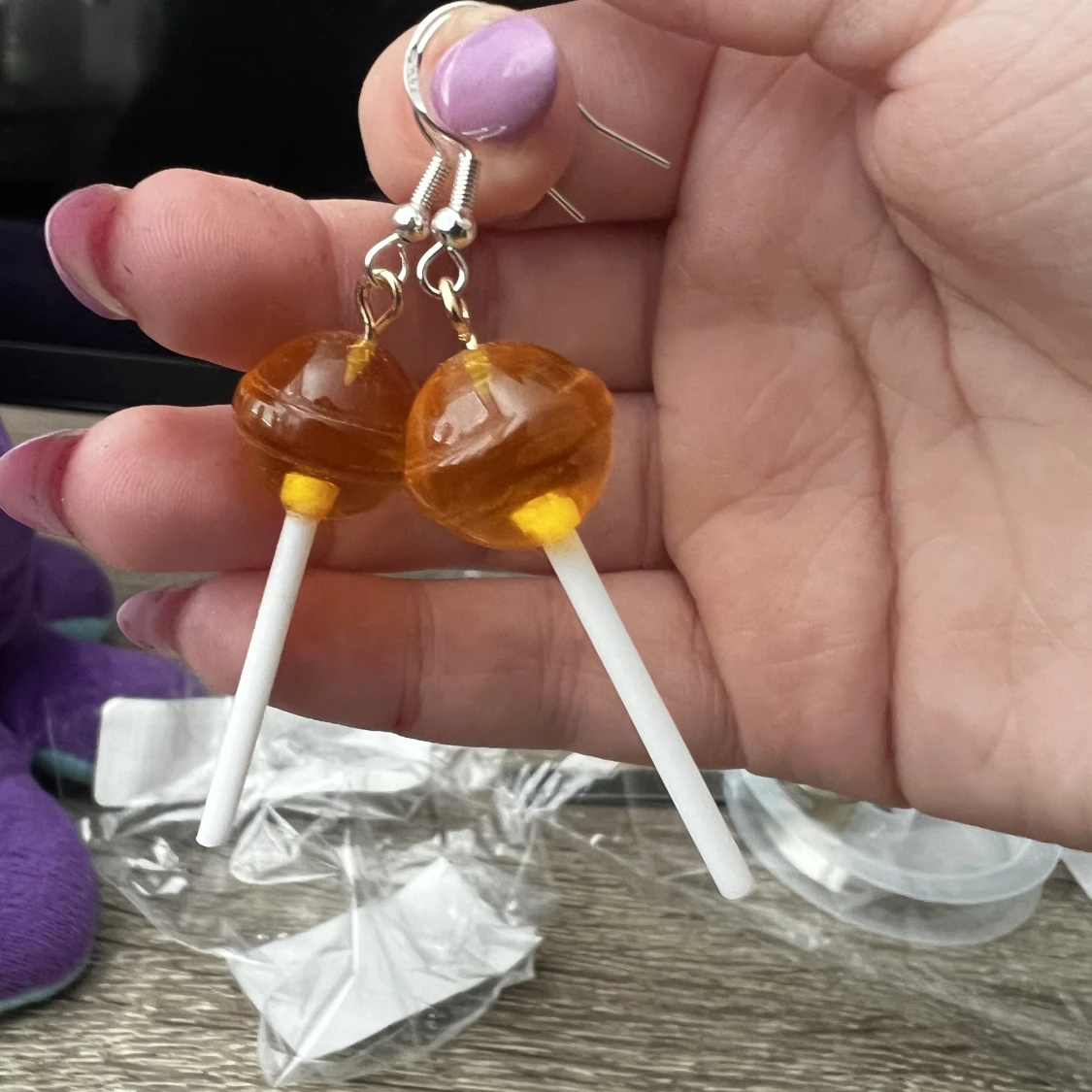 Klubbor örhängen  - 90