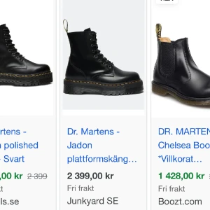 Dr. Martens - Helt nya Dr. Martens skor. De är aldrig använda pga att jag beställde fel storlek och kunde inte lämna tillbaks💗Köpta för 3400. De är i storlek 37 men skulle säga de passar 38 också