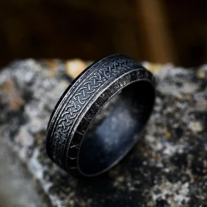 Vintage Ring - Eu storlek: 66.5 mm Diameter: 21mm US Storlek: 12US  Rostfritt stål