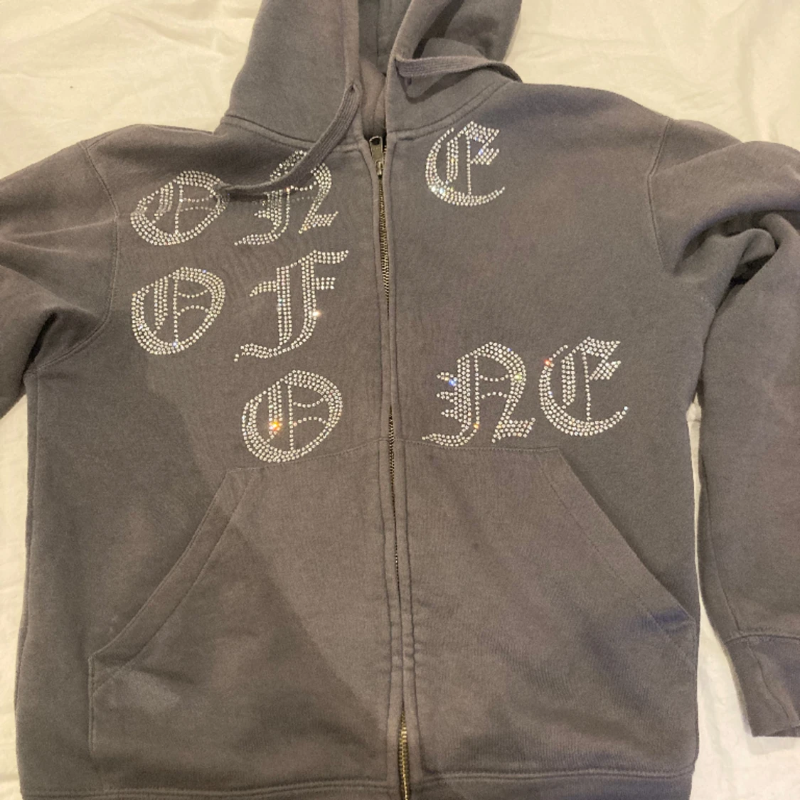 Limeterad one of one zip hoodie