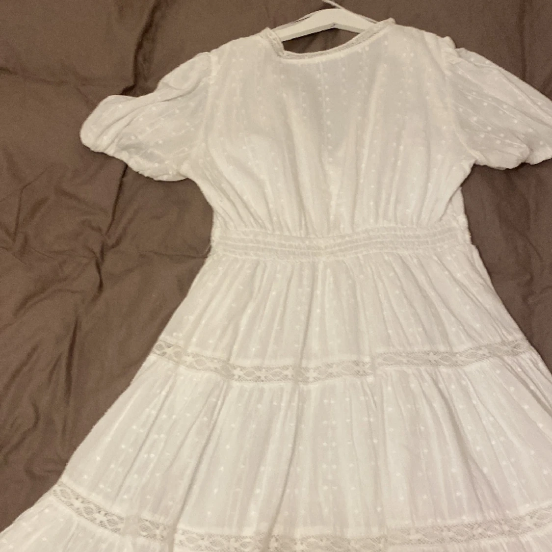 Vit zara klänning  - 91