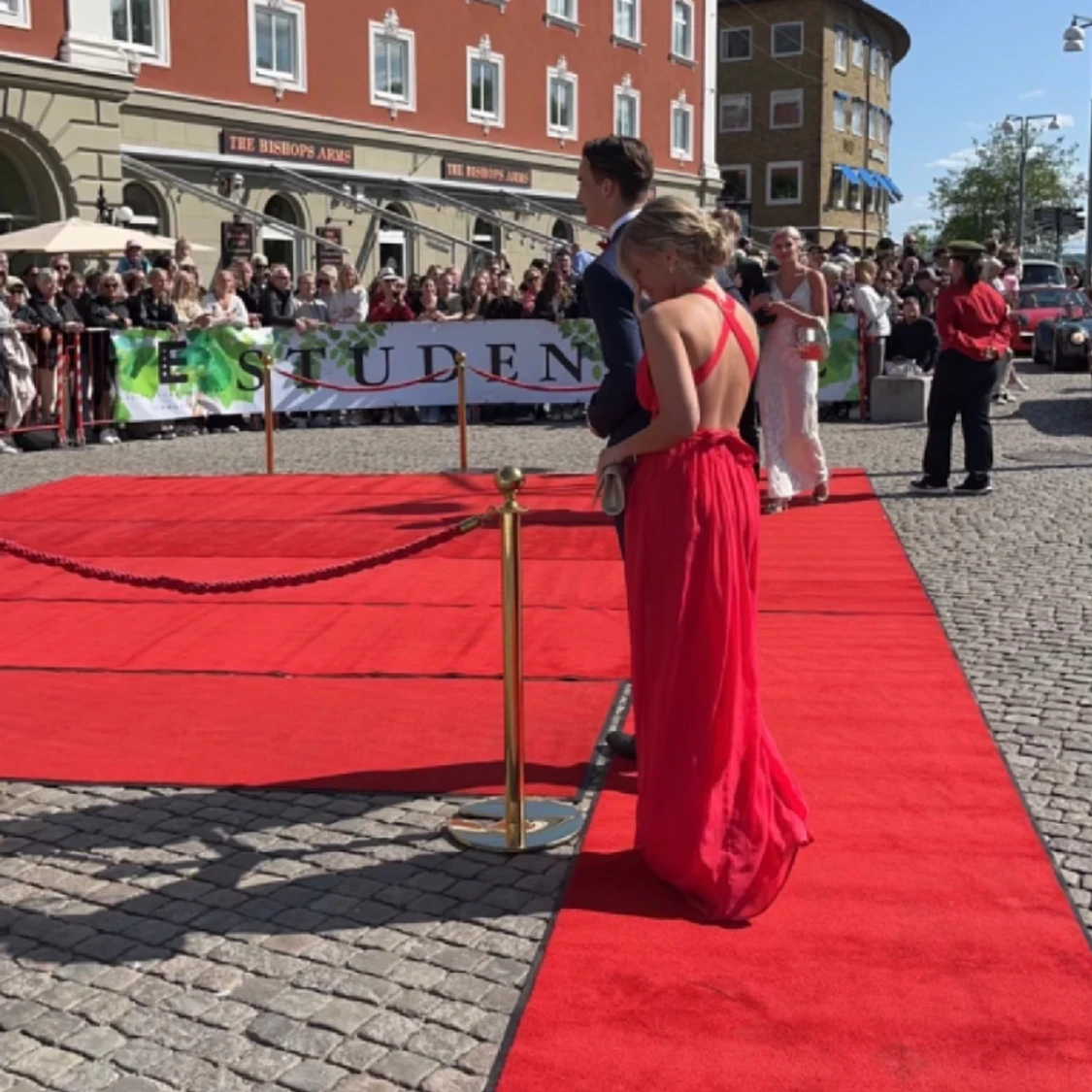 Röd balklänning - 90