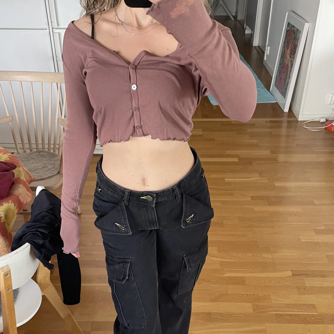 Långärmad magtröja  - 90