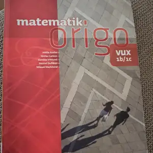 This is a math book. Origo. 1b/1c