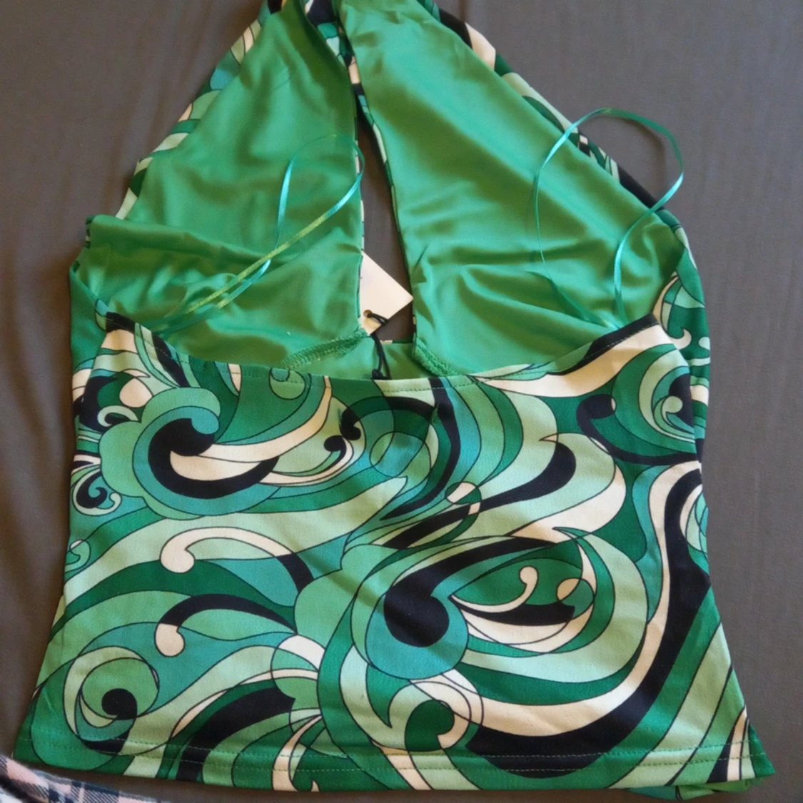 Halterneck topp - 90