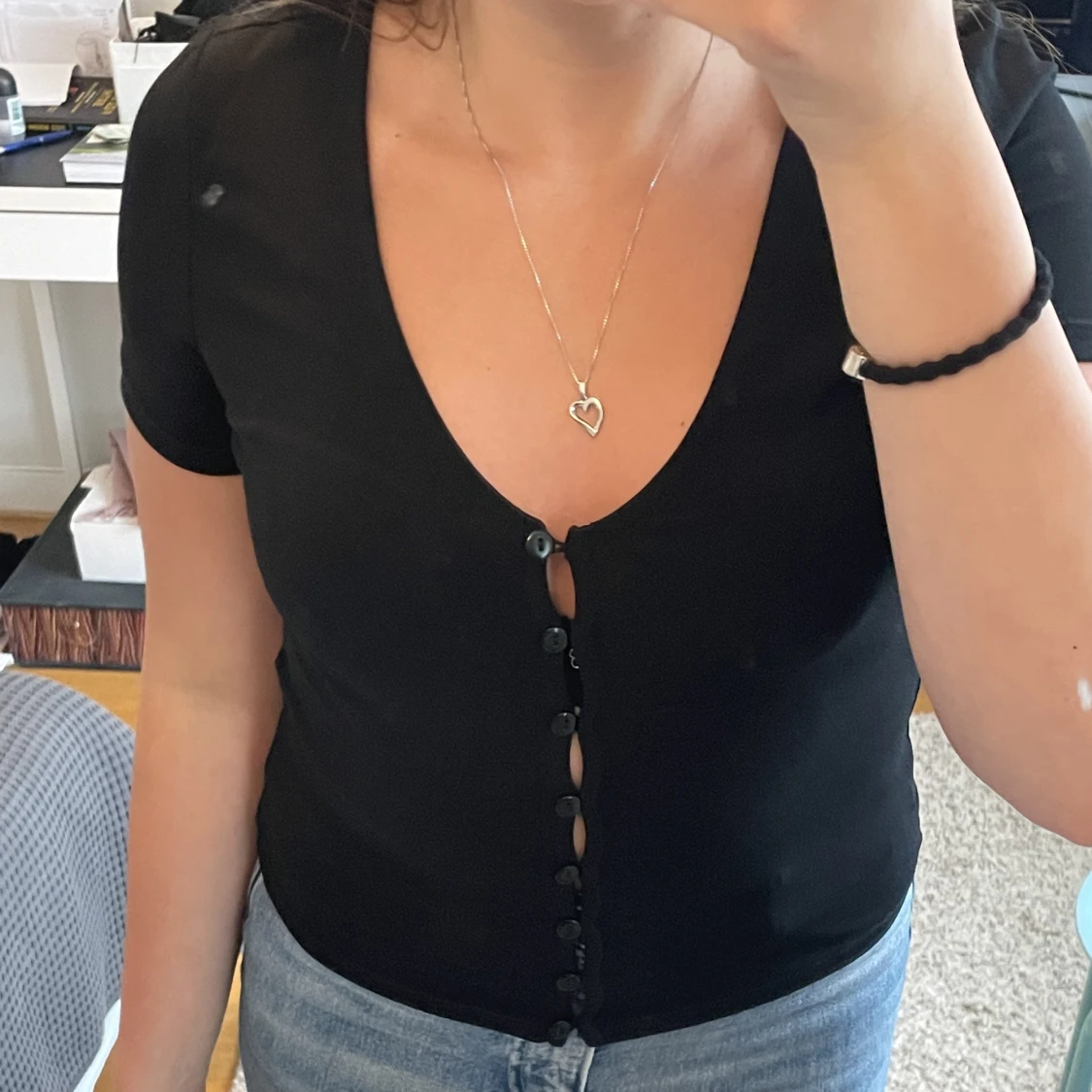 Svart bikbok tröja - 90