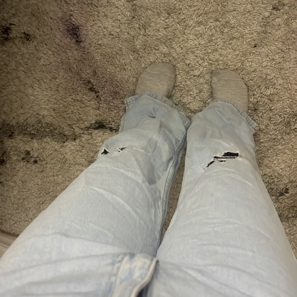 De är fina och i bra skick💖. Jeans & Byxor.