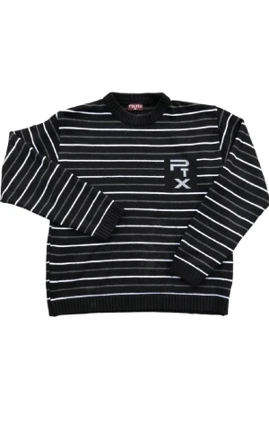 Stickad Tröja - Snygg svart oversized stickad tröja. Storlek XL, men passar L. Bra skick! Ställ gärna frågor!😊