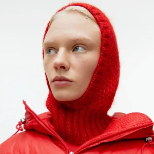 Balaclava balaklava arket  - röd balaclava i mohairblandning från Arket. Onesize. I perfekt skick.  