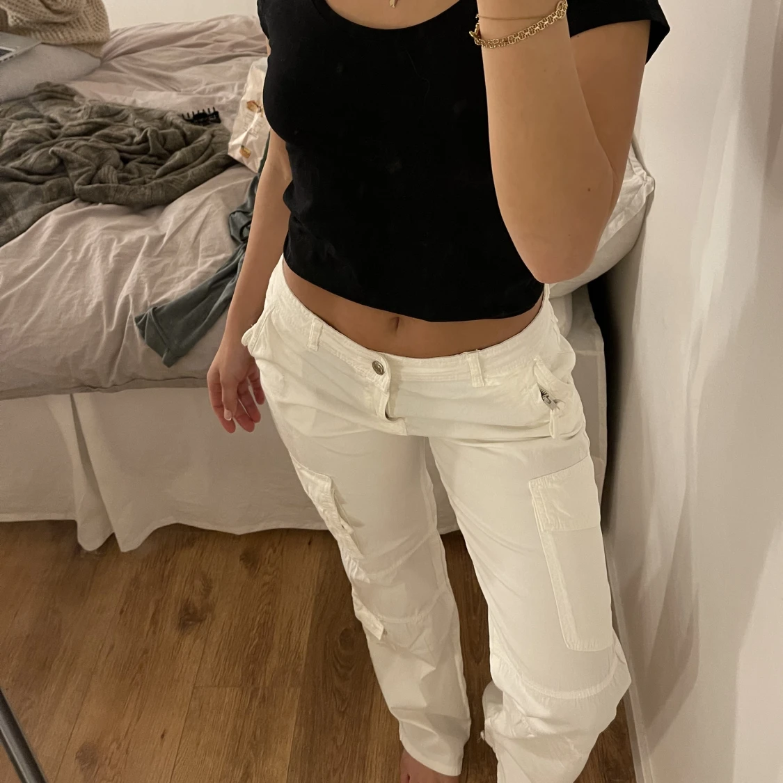 Lågmidjadd cargo pants 