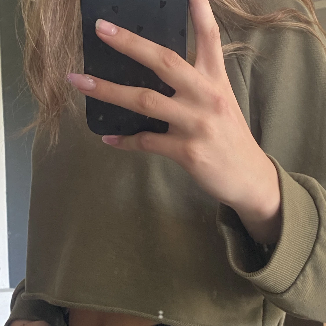 Grön sweatshirt💚 - 90