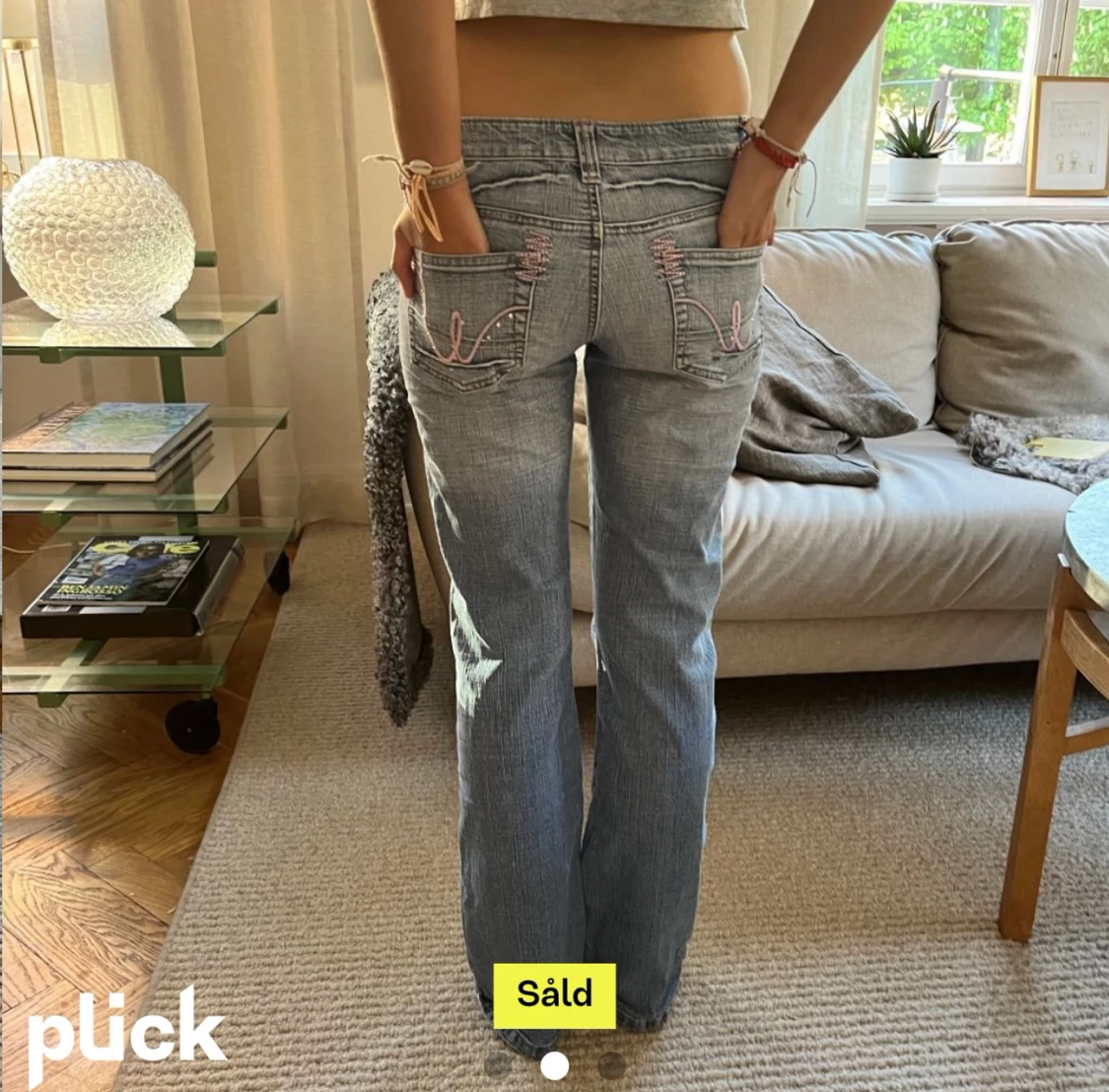 Lågmidjade jeans - 90