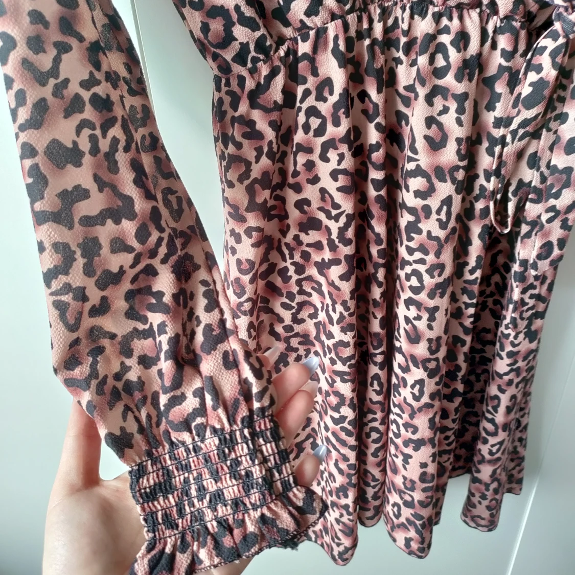 Leopard klänning  - 90