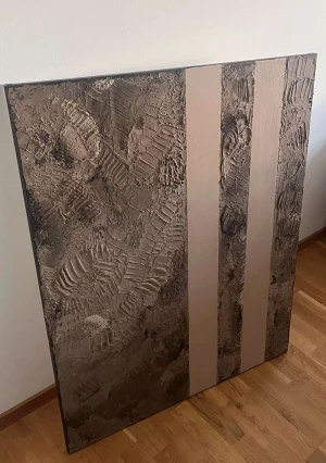 Macchiato tavla 80x100 - Abstrakt tavla från Haya art, 80x100cm