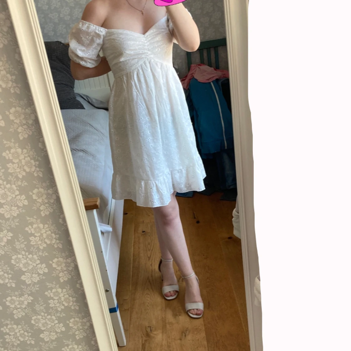 Vit klänning, studentklänning - 91